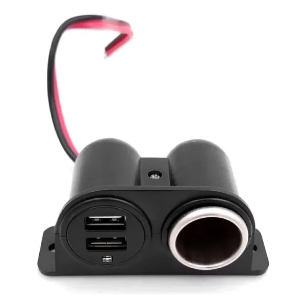 Çift USB Dişi Araç Çakmak Soketi