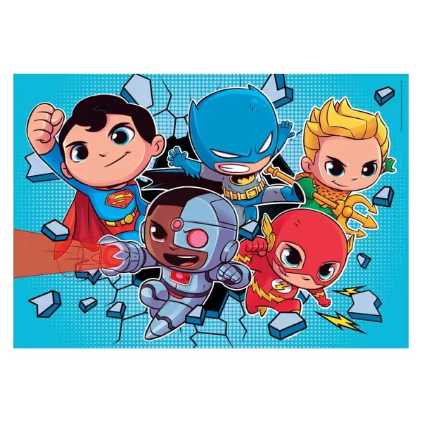 Clementoni DC Super Friends 2x60 Parça Çocuk Puzzle 21624