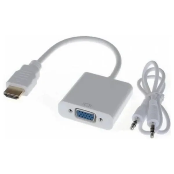 Concord Hdmi To Vga Dönüştürücü Sesli + Ses Aux Kablo Hediyeli C-554