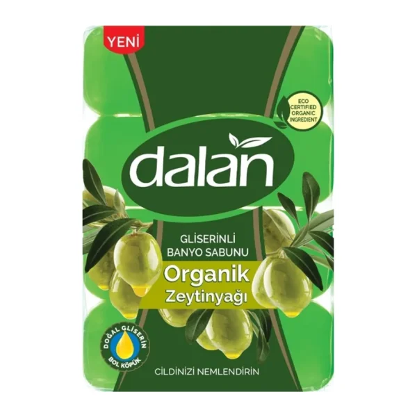 Dalan Gliserinli Organik Zeytinyağlı 4x150 gr Banyo Sabunu