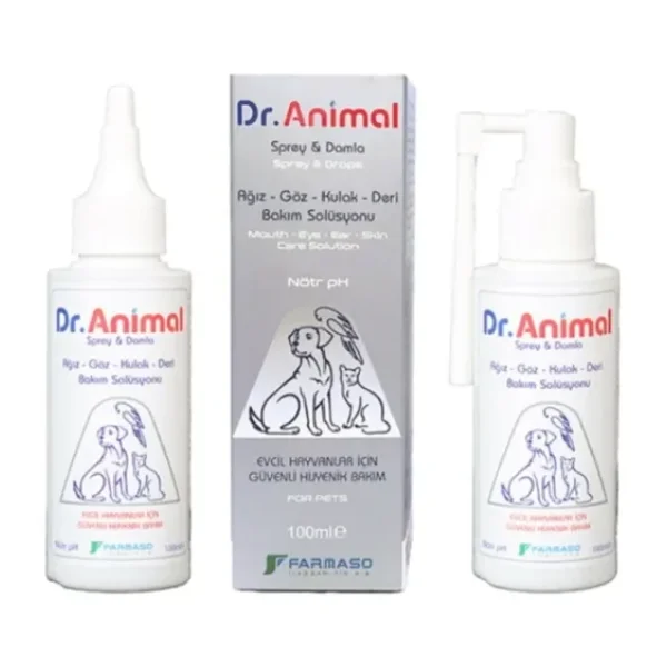 Dr. Animal Dr Animal Ağız, Göz, Kulak, Deri Bakım Losyonu Ve Dezenfektan 100ml
