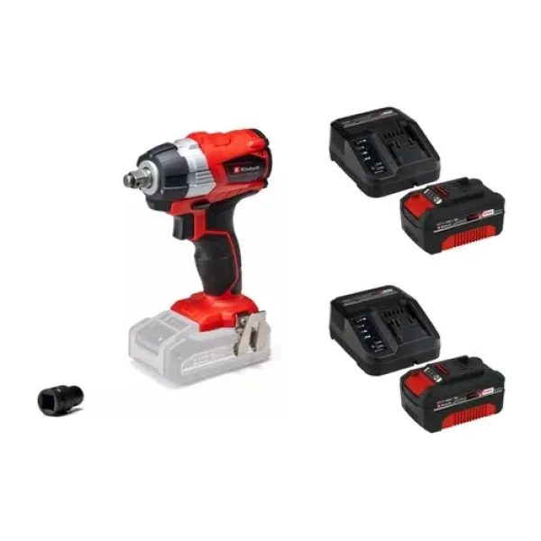 Einhell TP-CW 18 Li BL Çift Akülü 4 Ah Darbeli Somun Sıkma Makinesi
