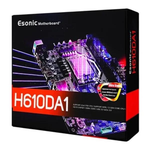 Esonic H610DA1 Intel H610 3200 MHz DDR4 Soket 1700 mATX Anakart