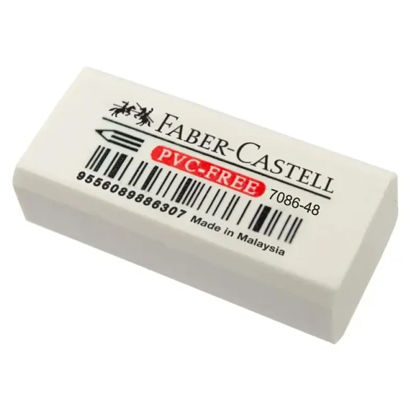 Faber-Castell 7086/48 Beyaz Küçük Silgi