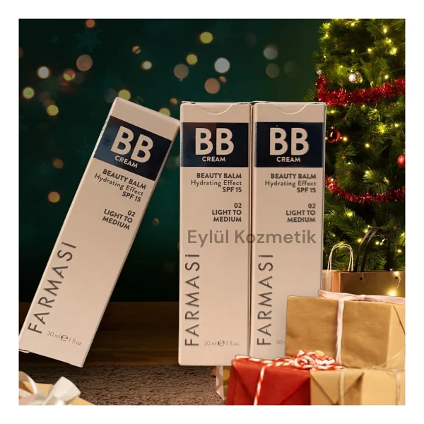 Farmasi Bb Cream Beauty Balm 02 Numara Light To Medium 30 ml (3ADET)