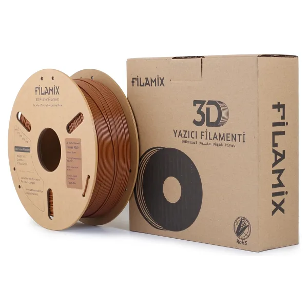 Filamix Hyper Speed PLA 1.75 mm 1 kg Kahverengi Filament