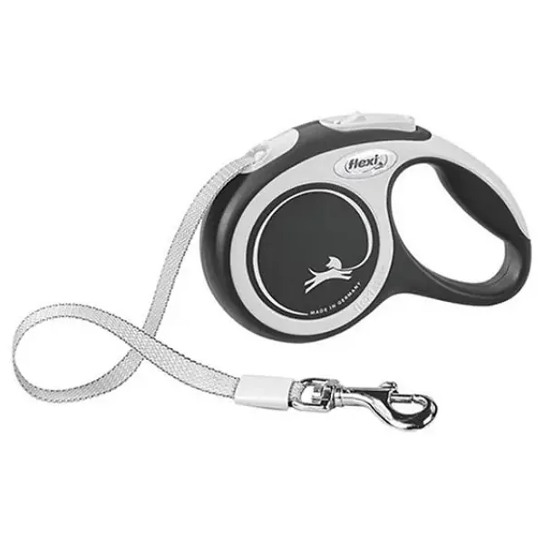 Flexi New Comfort 5 m Şerit Large Siyah Otomatik Köpek Tasması