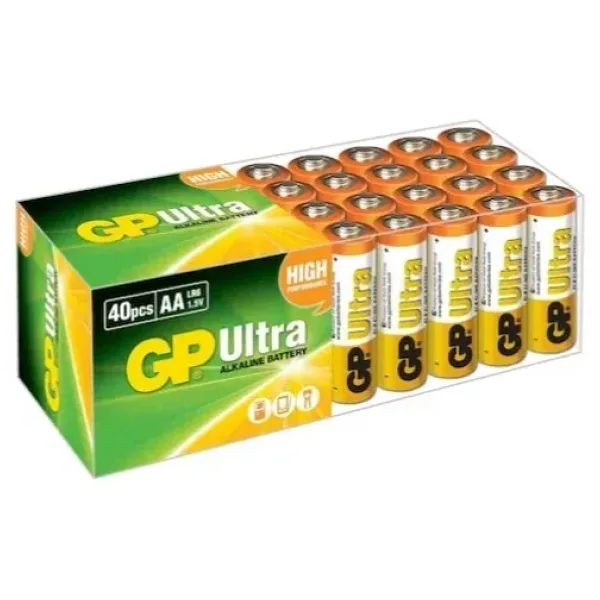 GP LR6 1.5V Ultra Alkalin 40'lı Kalem Pil