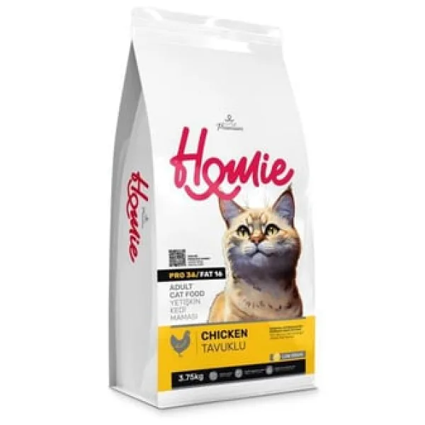 Homie Düşük Tahıllı Tavuklu 3.75 kg Yetişkin Kedi Maması