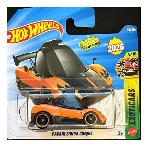 Hot Wheels Exoticars Pagani Zonda Cinque JJK75