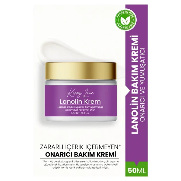 Kerry Line %100 Doğal Lanolin Göğüs Ucu Bakım Kremi 50 ml