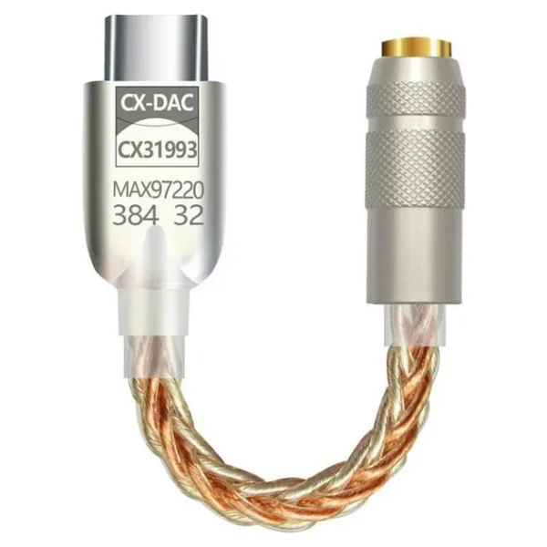 Klasse Type-C - 3.5 CX31993 MAX97220 Çip HiFi DAC Ses Kartı Kulaklık Kablosu (USB başlık)