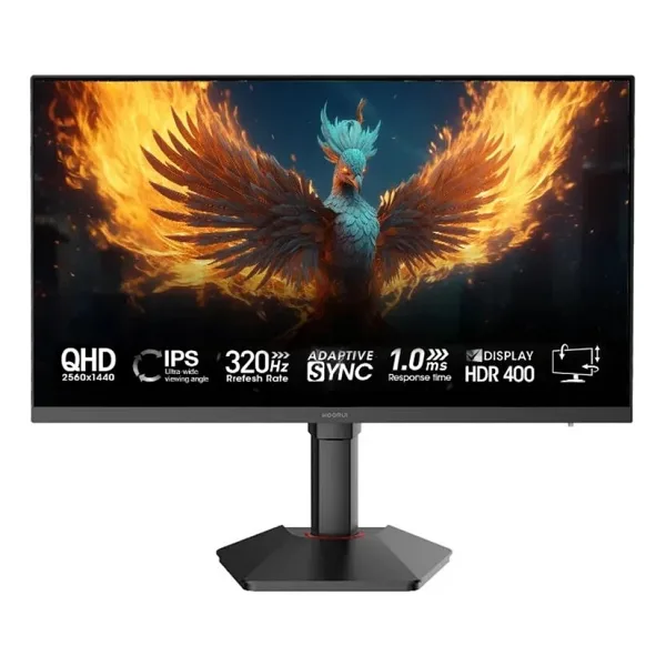 Koorui G2721E 27" 1 ms 2K Pivot IPS 320 Hz Oyuncu Monitörü