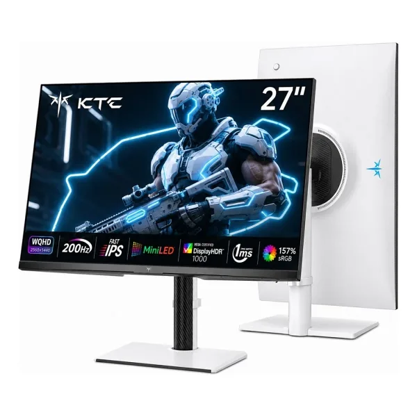 KTC M27T6S 27" 1 ms 2K Pivot IPS 200 Hz Oyuncu Monitörü