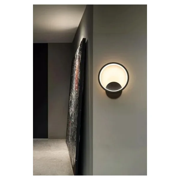 LEGACY Aura Modern Tasarım Siyah Renk Gün Işığı Ledli Hol - Banyo - Mutfak - Salon Led Duvar Aplik