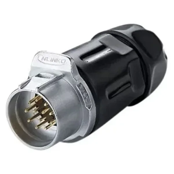 LP-20-C12PP-01-001 12-Pin Su Geçirmez Konnektör - Erkek