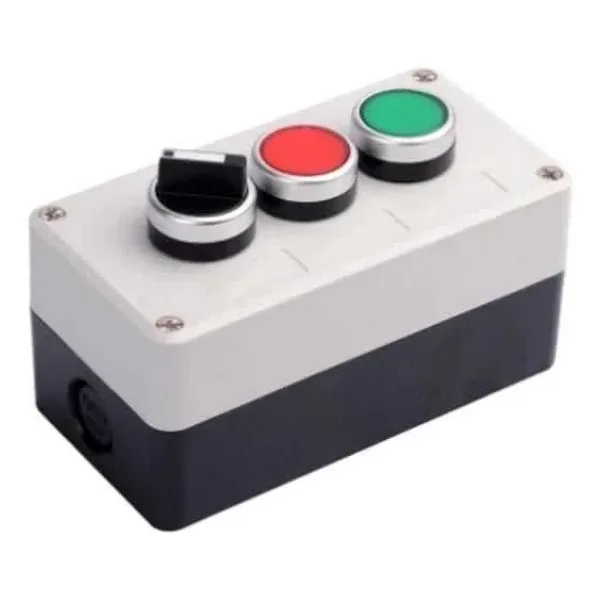 Mandal Switch ve İkili Kırmızı / Yeşil Push Buton Kutusu
