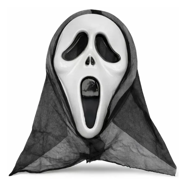 Mey İthalat Kapşonlu Çığlık Maskesi Scream Maskesi - Hayalet Maskesi 33x21 cm