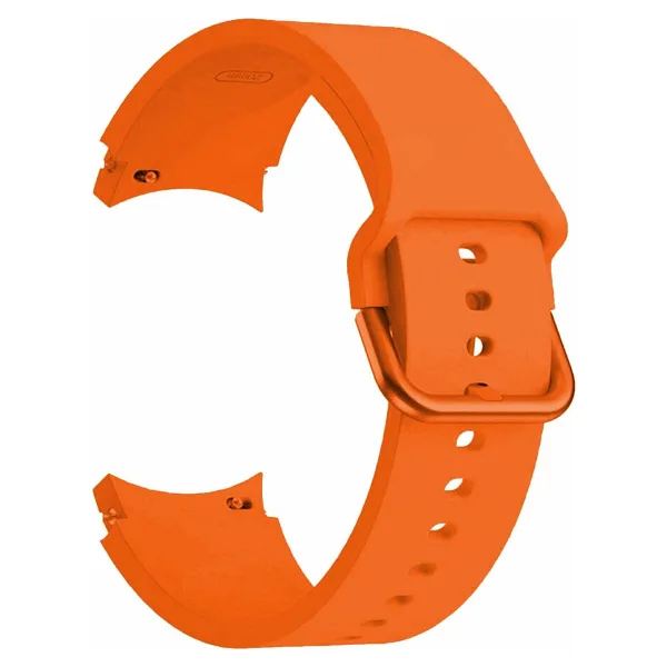 Microsonic Samsung Galaxy Watch 4 Classic 46mm Turuncu Solid Silikon Kordon