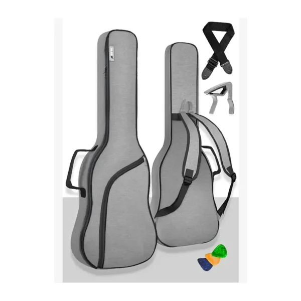 Midex Cs-39Pak Gigbag Soft Case Su Geçirmez Klasik Gitar Çantası (Askı + Capo + Pena Hediyeli)