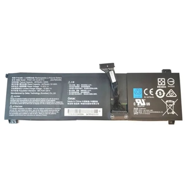 Monster Huma H4 V4.1 4570MAH 11.61V Notebook Batarya Pil - Yüksek Performanslı, Uyumlu Güç Kaynağı