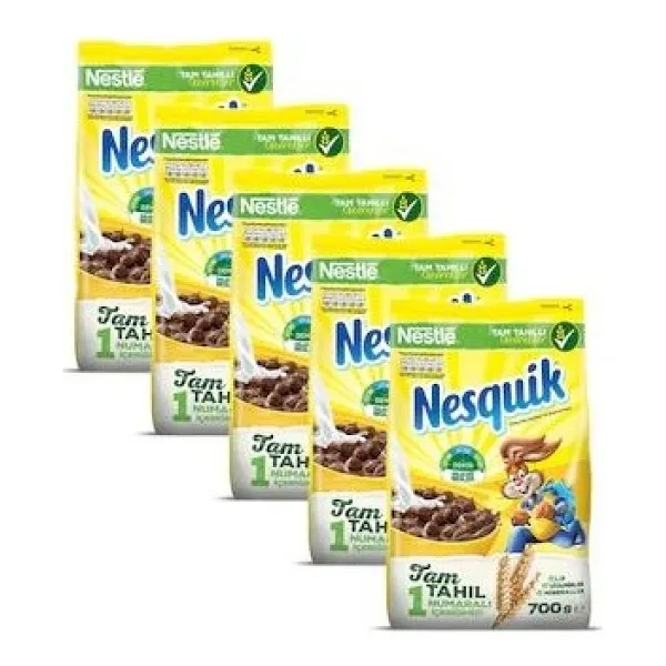 Nesquik Çikolatalı Mısır Gevreği 700 gr 5'li