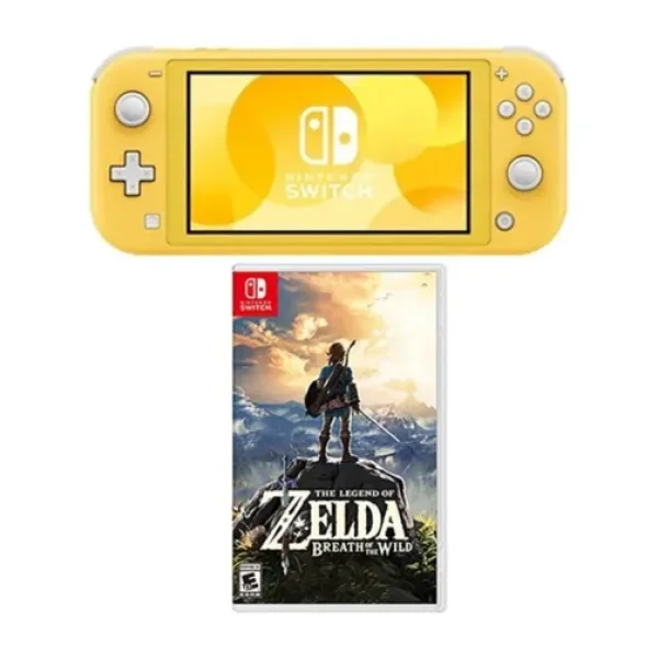 Nintendo Switch Lite Konsol Sarı + Super Mario Odyssey + The Legend Of Zelda Breath Of The Wild
