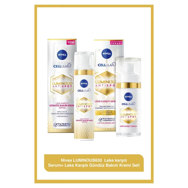 Nivea LUMINOUS630 Leke karşıtı Cilt Bakım Seti