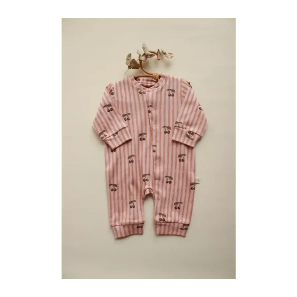 Oh la la Koala For Little Ones Stripe Cherry Serisi Tulum - Bej - 18 - 24 Ay