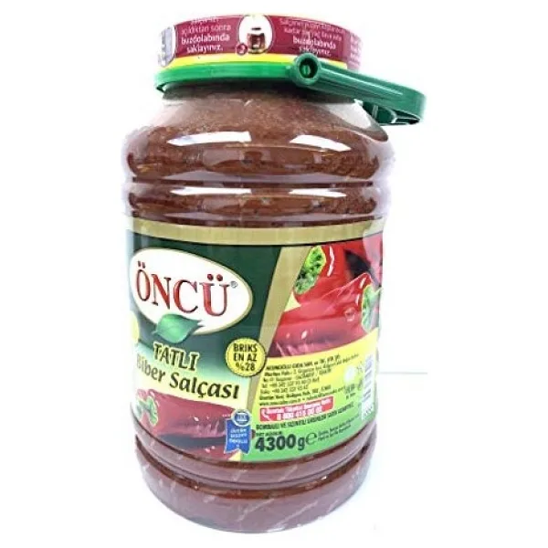 Öncü Tatlı Biber Salçası 4.3 kg
