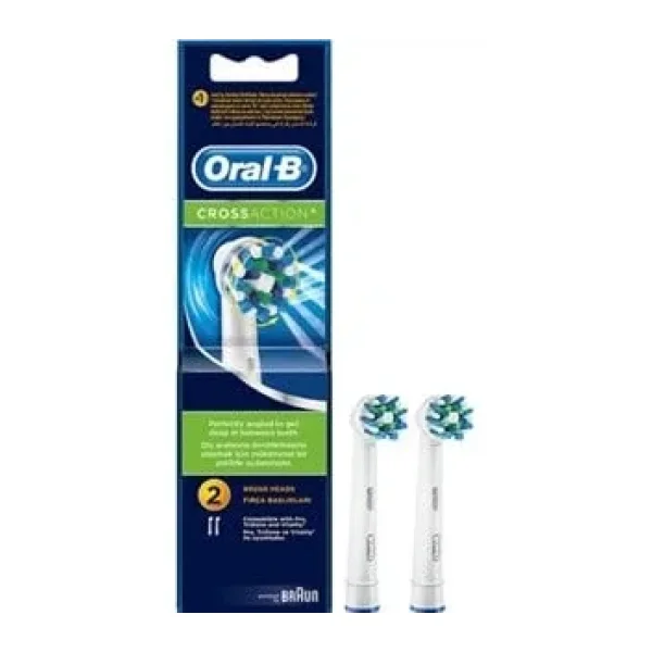 Oral-B Cross Action 2'lü Diş Fırçası Yedek Başlığı