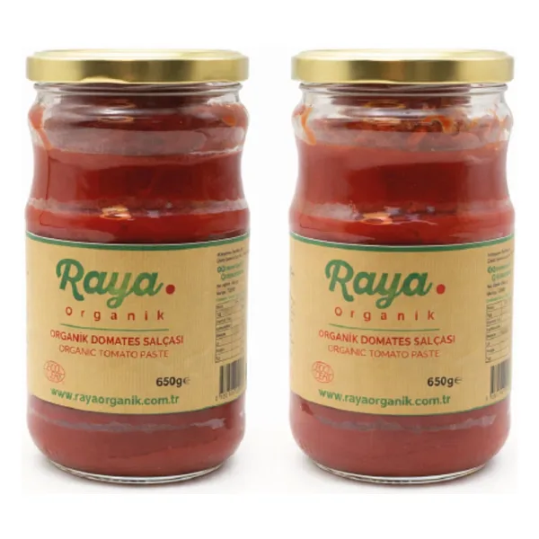 Organik Domates Salçası 2'li Set (650gr x 2 )