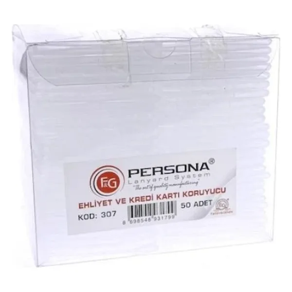 Persona Kredı Kartı Ve Ehlıyet Kabı 50 Lı (307)