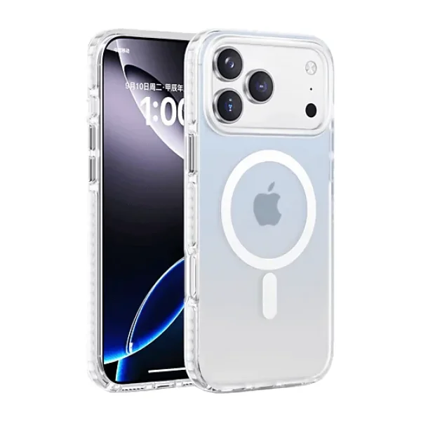 Piili ıPhone 17 Pro Gradient Magsafe Kılıf - Beyaz