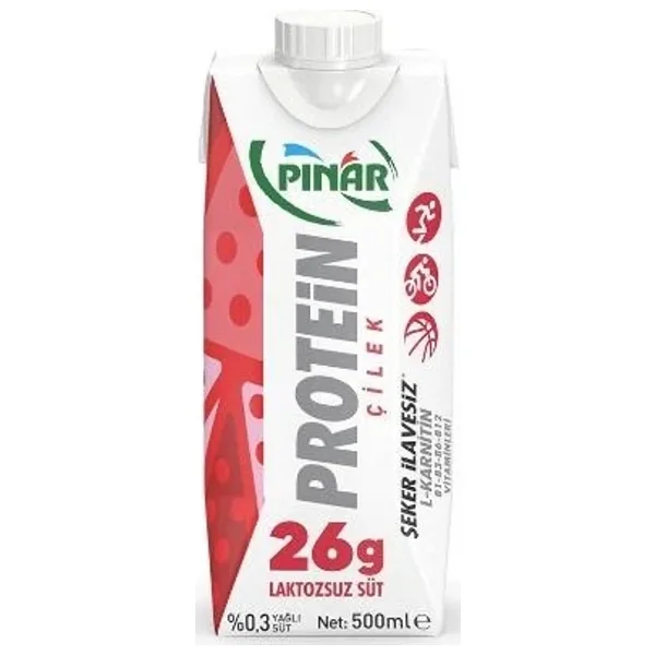 Pınar Protein Çilekli Süt 500 ml