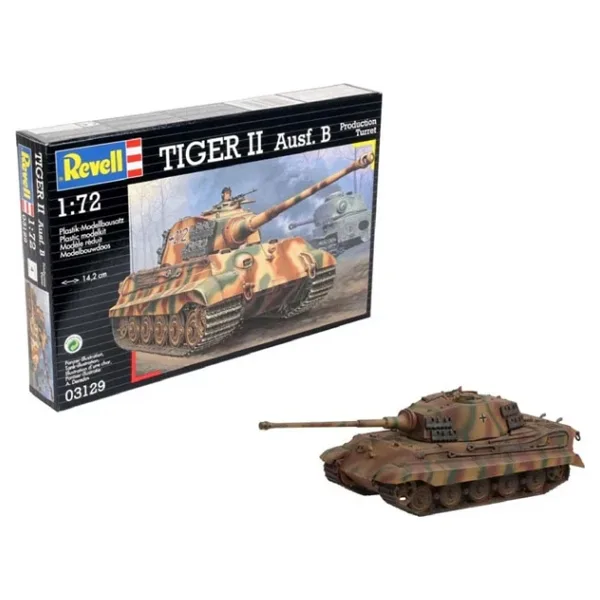 Revell 1:72 Tiger II Ausf. B 03129 Mkaet Seti