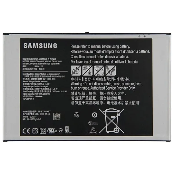 Samsung Galaxy Uyumlu Tab Active Pro S T540 T545 T547 Tablet Batarya Pil