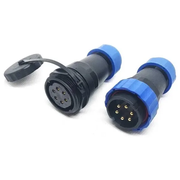 SD28 6 Pin 28mm Su Geçirmez Konnektör Takımı