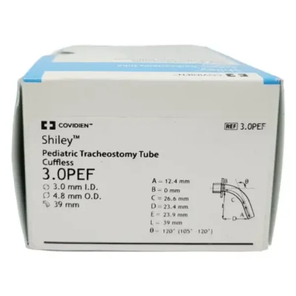 SHİLEY 3.0 PEF PEDİATRİK KAFSIZ TRAKEOSTOMİ KANÜLÜ
