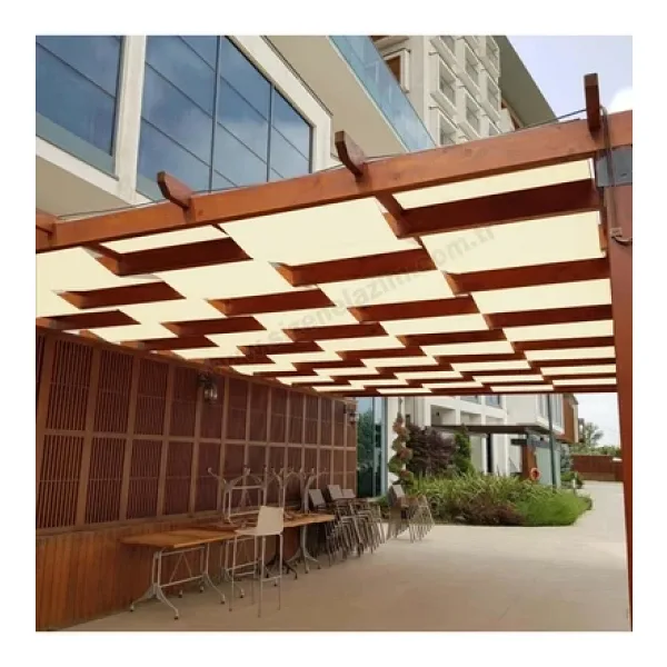 Sizenelazım 50Cm X 5M Krem Su Geçirmez Dekoratif Gölgelik Battı Çıktı