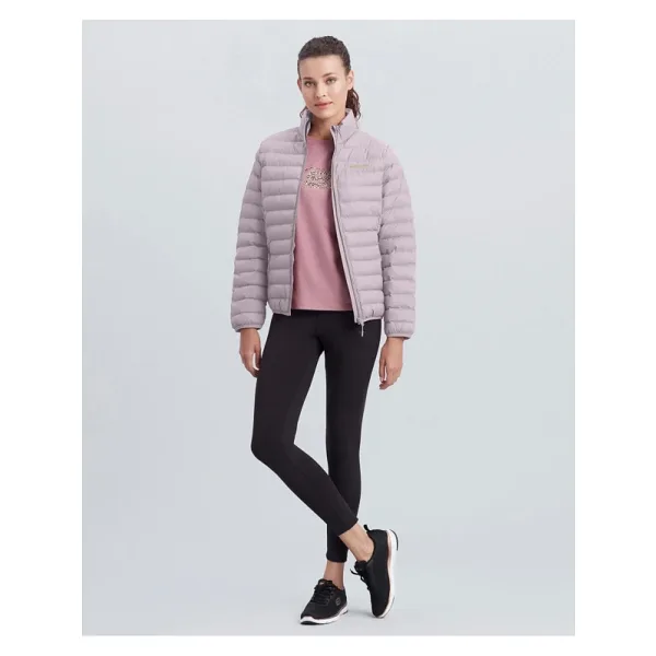 Skechers Turtle Neck Essential S212273-506 Lila Kadın Şişme Mont