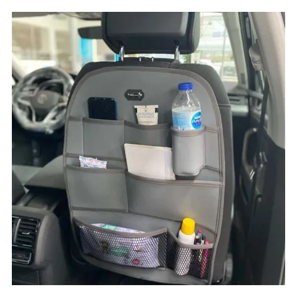 Space Koltuk Arkası Organizer Deri Gri / Syesy95