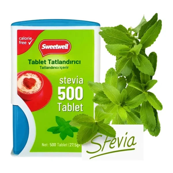 Sweetwell Stevia Sıfır Kalori Tatlandırıcı 500 Tablet