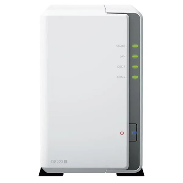 Synology DS223J 1 GB 2 Yuvalı 108 TB Destekli NAS Depolama Ünitesi