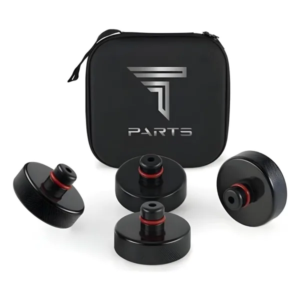 T PARTS Tesla Model S X 3 Y Juniper/Standart Uyumlu Lift Takozu Seti, Tesla Model S X 3 Y Lift Takoz Takımı, Takoz, Batarya Koruyucu Lift Takozu Seti Alt Panel Koruma (4 Adet)