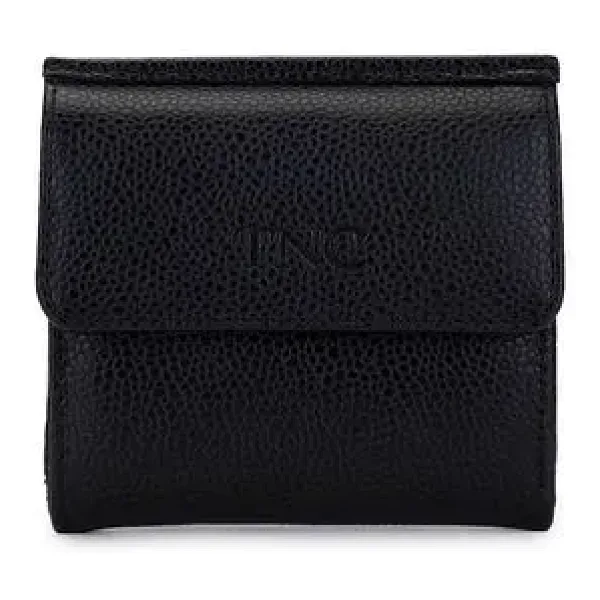 Tamer Tanca Unisex Hakiki Deri Siyah Havyar Cüzdan Cuzdan