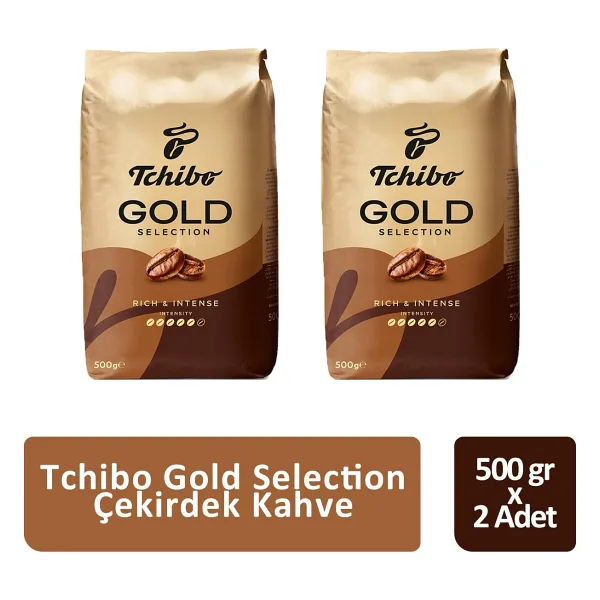 Tchibo Gold Selection Çekirdek Kahve 500 gr 2'li