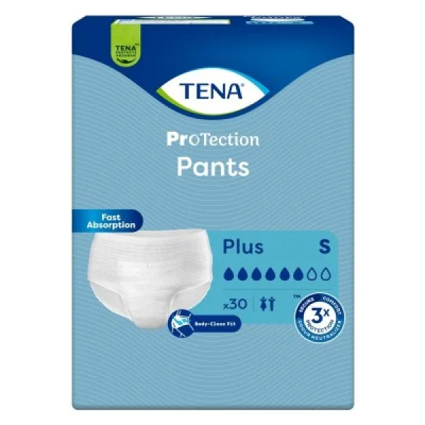 Tena Emici Külot Plus 6 Damla Küçük Boy S 30'lu 2 Adet Hasta Bezi