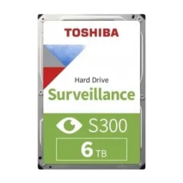 Toshiba S300 Surveillance HDWT860UZSVA SATA 3.0 5400 RPM 3.5" 6 TB Harddisk