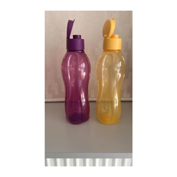 Tupperware Eko Suluk - Şişe 1L Yaz Havası (Turuncu) ve 1L Mor-2'li Set